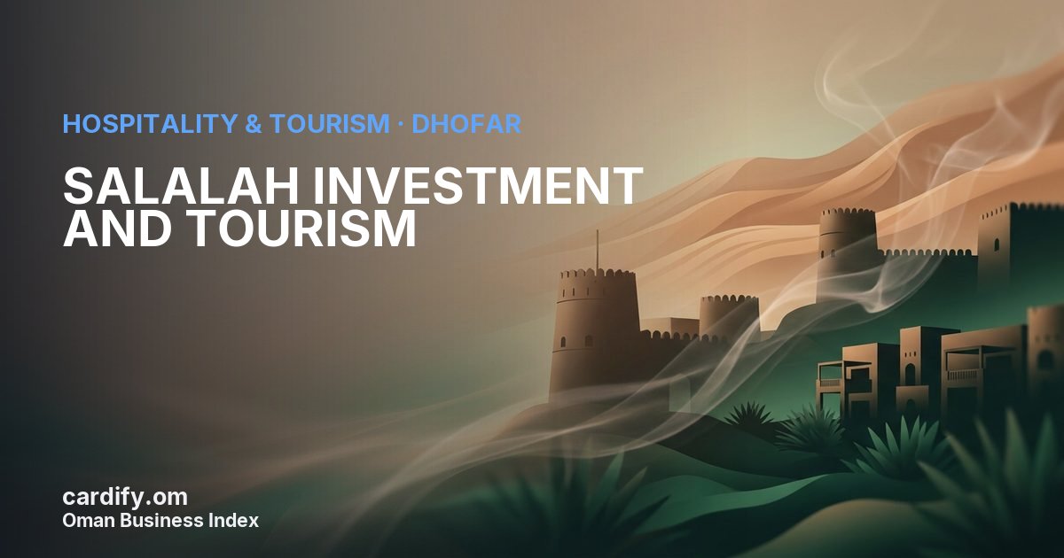 SALALAH INVESTMENT AND TOURISM, Hospitality & Tourism in Dhofar, Oman