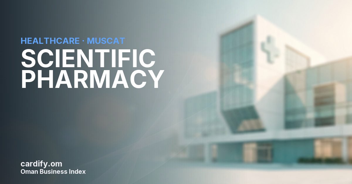 SCIENTIFIC PHARMACY L.L.C., Healthcare in Muscat, Oman