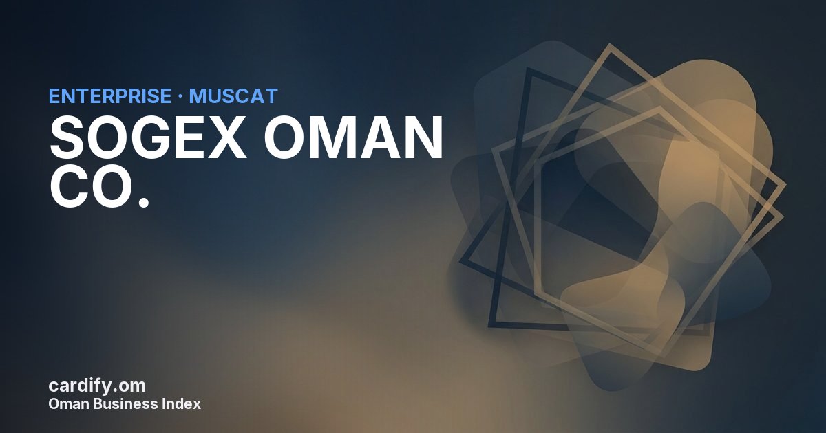 SOGEX OMAN CO.LLC, Other in Muscat, Oman