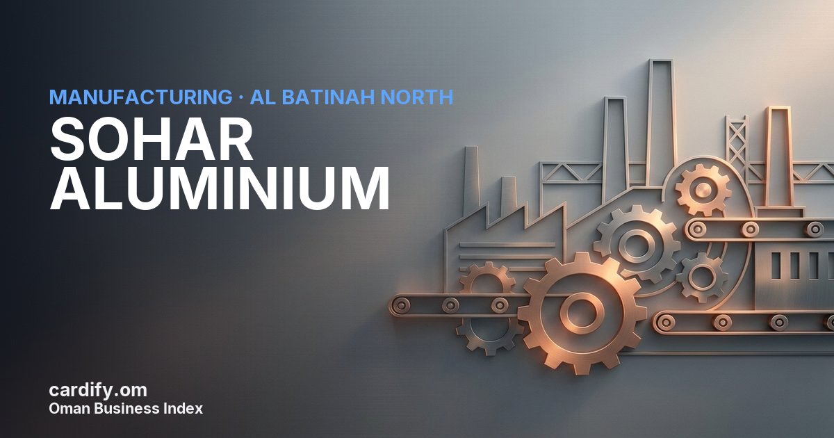 SOHAR ALUMINIUM LLC, Manufacturing in Al Batinah North, Oman
