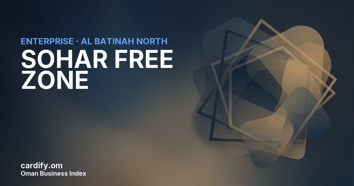 SOHAR FREE ZONE L.L.C., Other in Al Batinah North, Oman