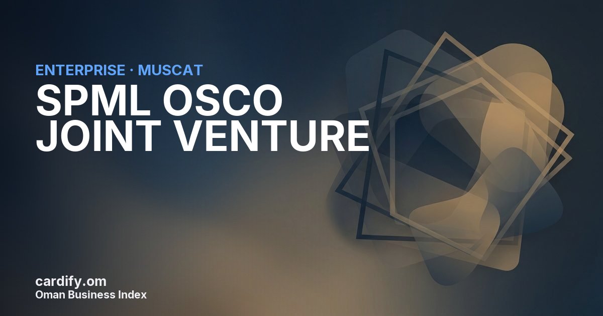 SPML OSCO JOINT VENTURE, Other in Muscat, Oman