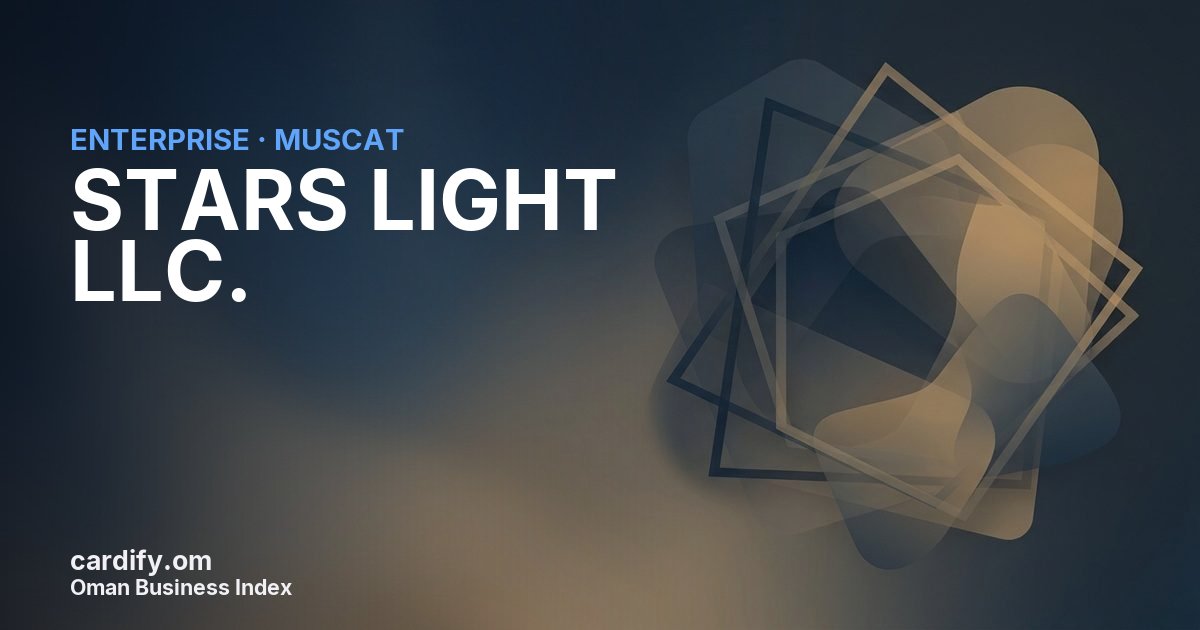 STARS LIGHT LLC., Other in Muscat, Oman