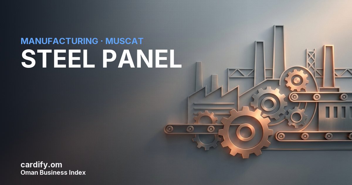 STEEL PANEL L.L.C, Manufacturing in Muscat, Oman