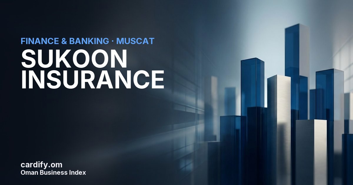 SUKOON INSURANCE (Oman Branch), Finance & Banking in Muscat, Oman