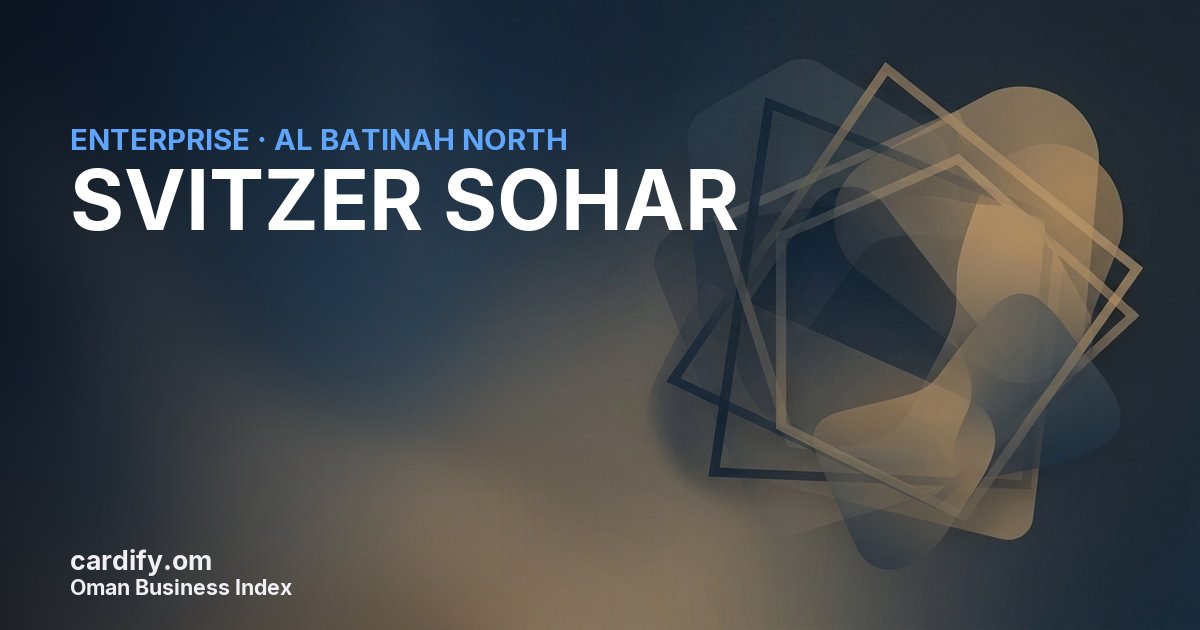 SVITZER SOHAR L.L.C, Other in Al Batinah North, Oman