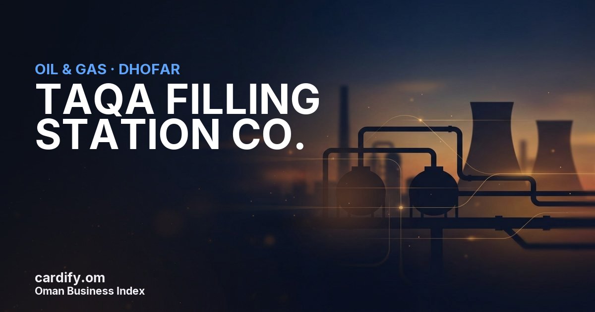 TAQA FILLING STATION CO. L.L.C, Oil & Gas in Dhofar, Oman
