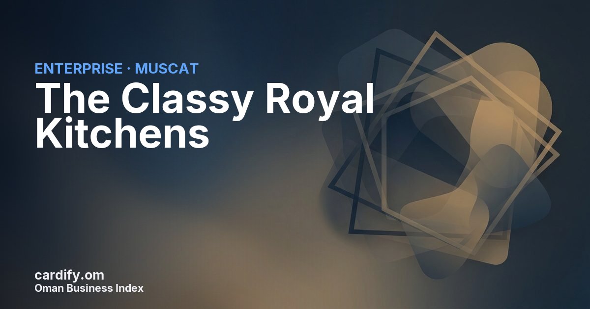 The Classy Royal Kitchens, Other in Muscat, Oman