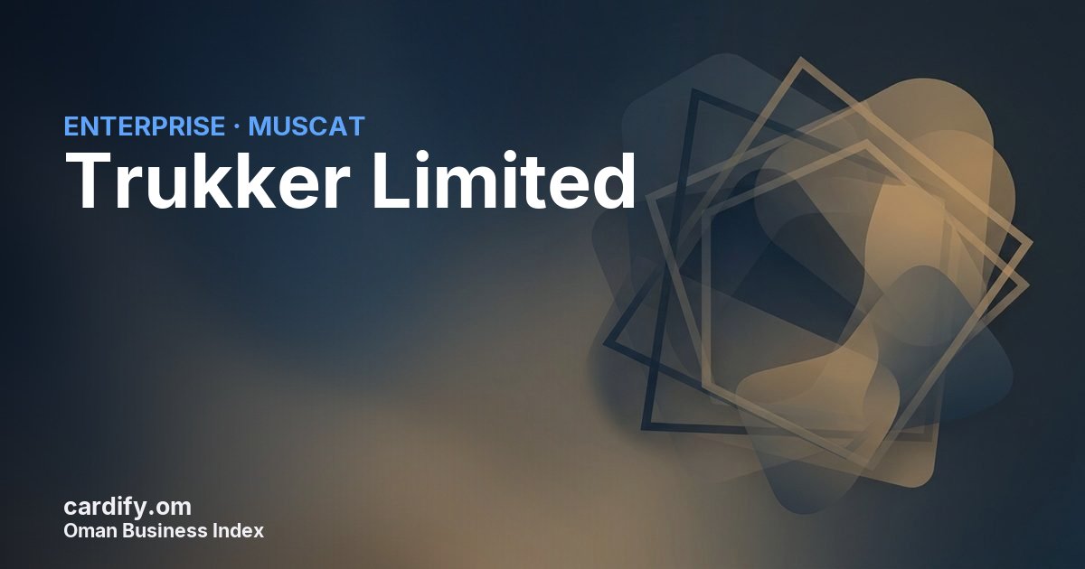 Trukker Limited, Other in Muscat, Oman
