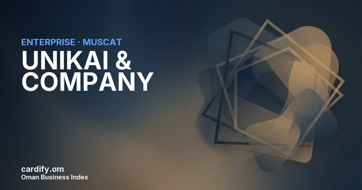 UNIKAI & COMPANY L.L.C., Other in Muscat, Oman