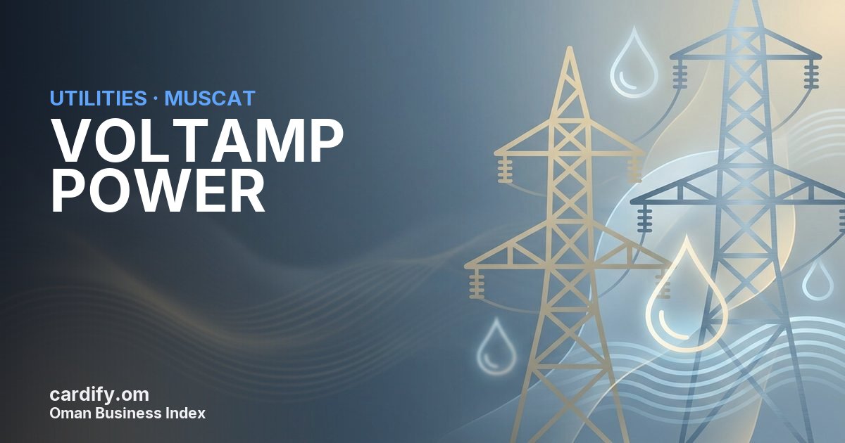 VOLTAMP POWER SAOC, Utilities in Muscat, Oman