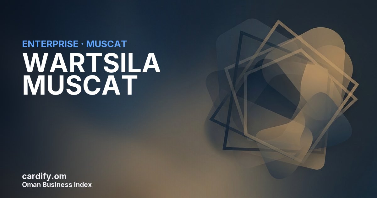 WARTSILA MUSCAT SPC, Other in Muscat, Oman