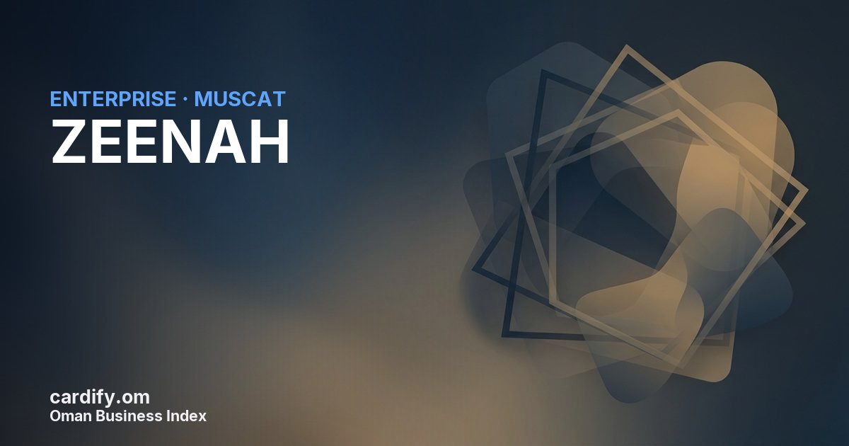 ZEENAH LLC, Other in Muscat, Oman