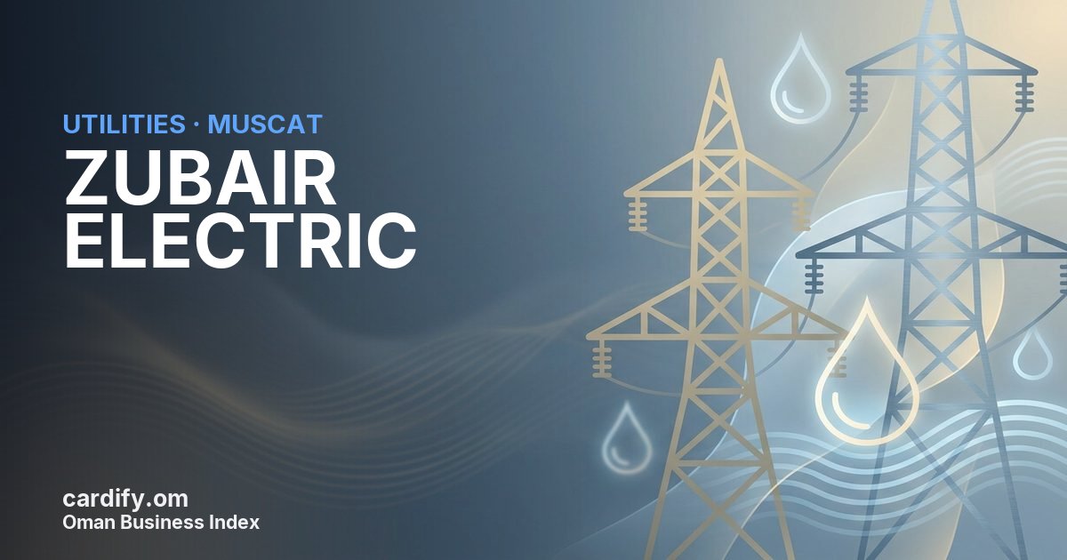 ZUBAIR ELECTRIC LLC, Utilities in Muscat, Oman
